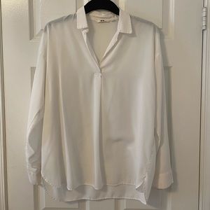 RAYON BLEND BLOUSE (UNIQLO)
